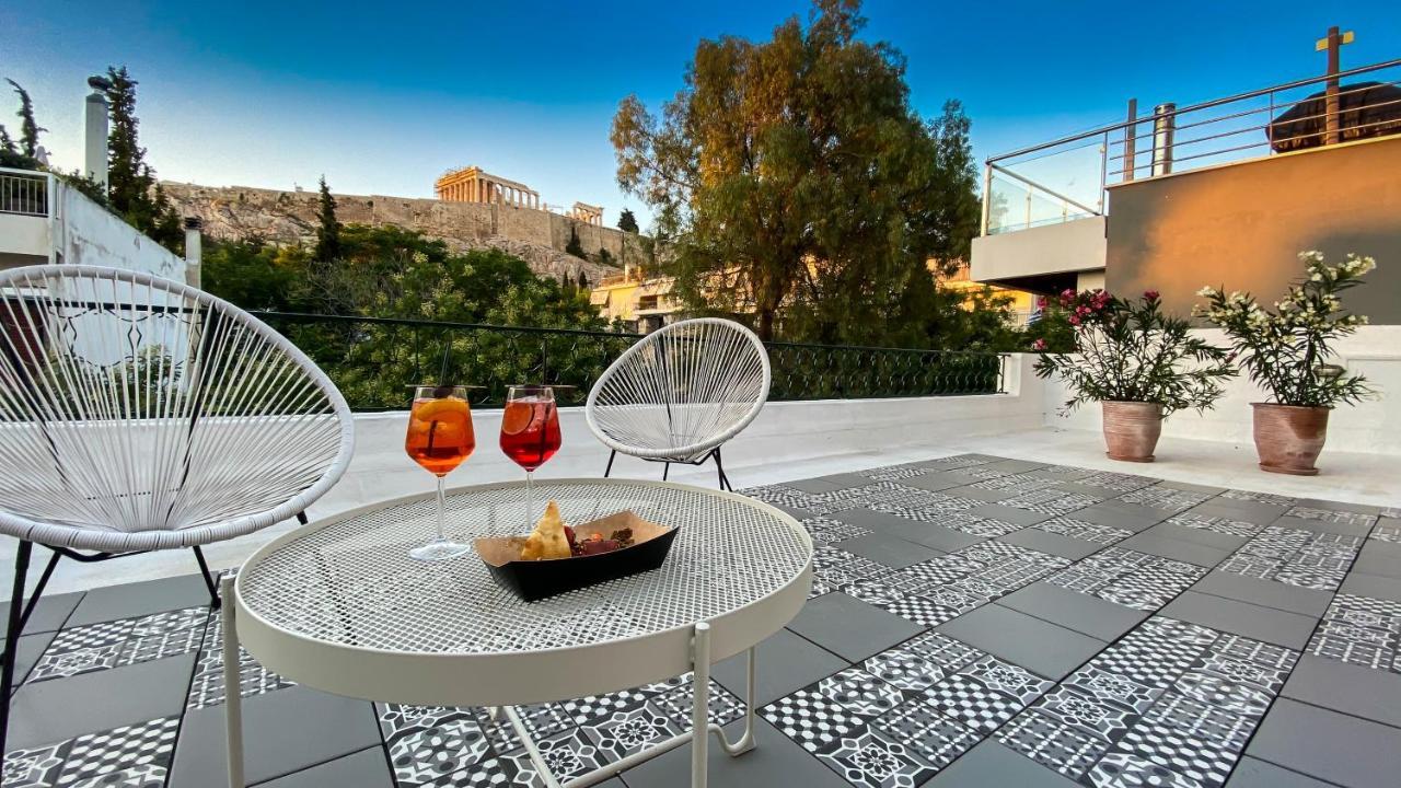 Acropolis Slow Living Apt Under The Parthenon Афины Экстерьер фото